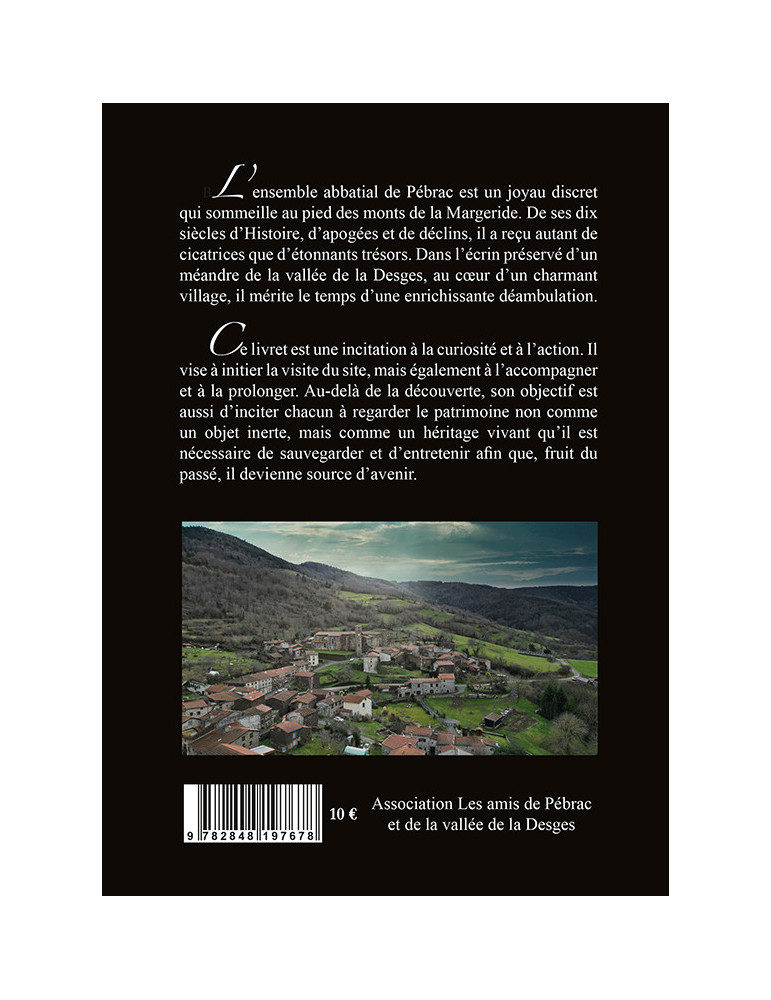 Livre 'L'Abbaye de Pébrac - Mille ans d'histoire'