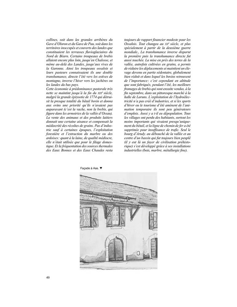 Livre d'architecture 'La maison rurale en Béarn'