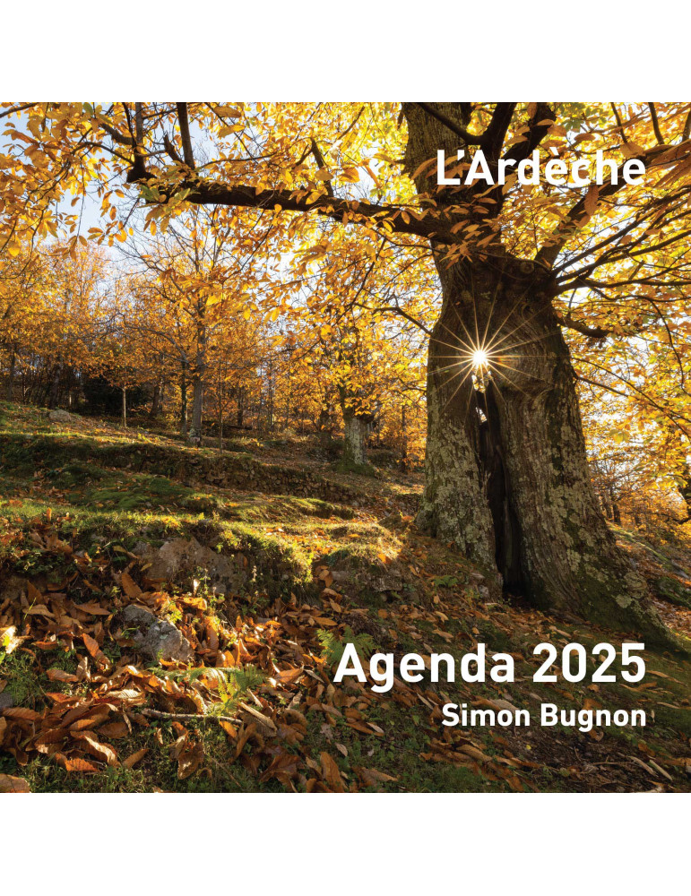 Agenda photo l'Ardèche 2025 de Simon Bugnon