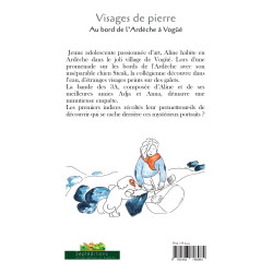 Visages de pierre - Au bord de l'Ardèche à Vogüé