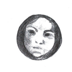 Visages de pierre - Au bord de l'Ardèche à Vogüé