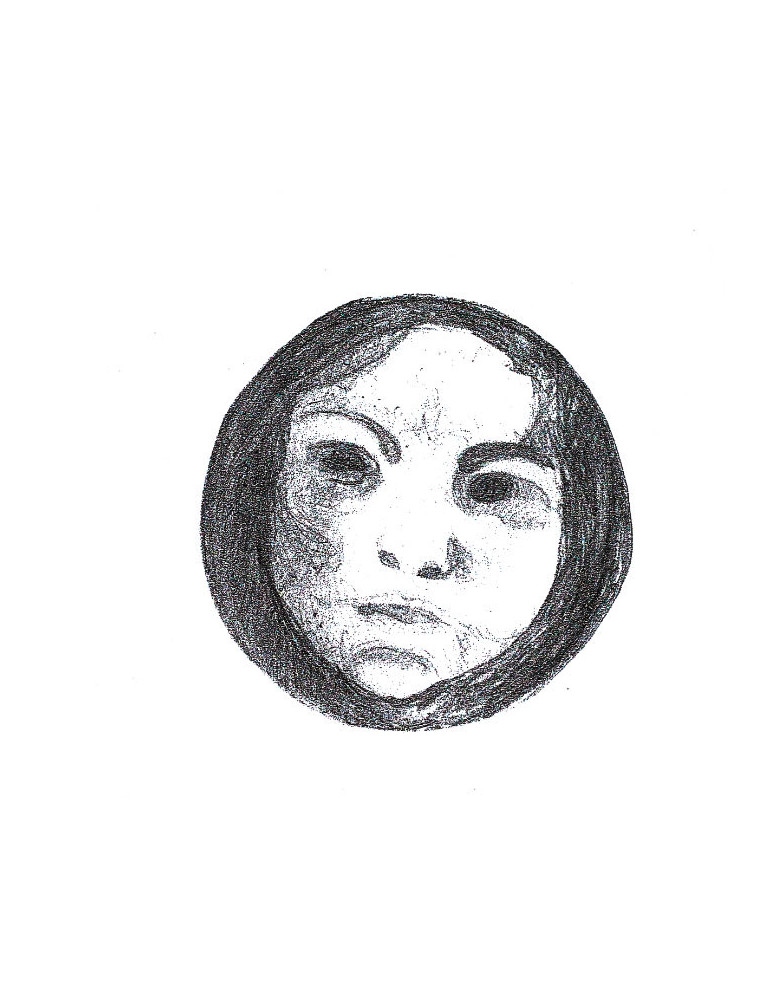 Visages de pierre - Au bord de l'Ardèche à Vogüé