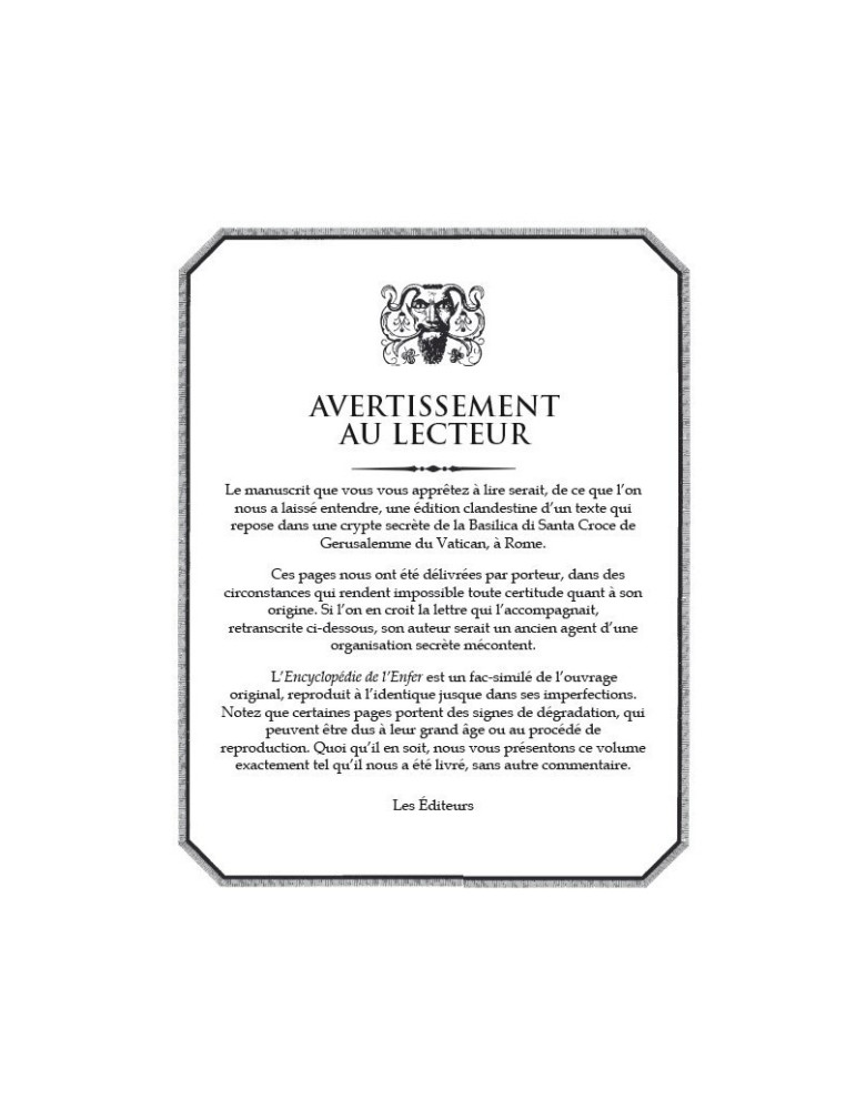 L'Encyclopédie de l'Enfer - nouvelle édition