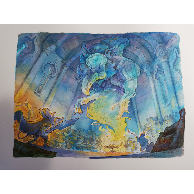 Illustration : " Le Djinn "