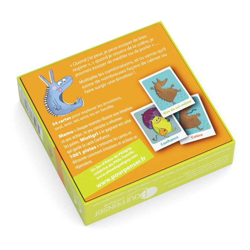 Jeu Émotions monstres