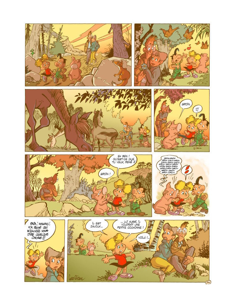 ANGÈLE & RENÉ Album 6 "Un groin tranquille à la campagne"