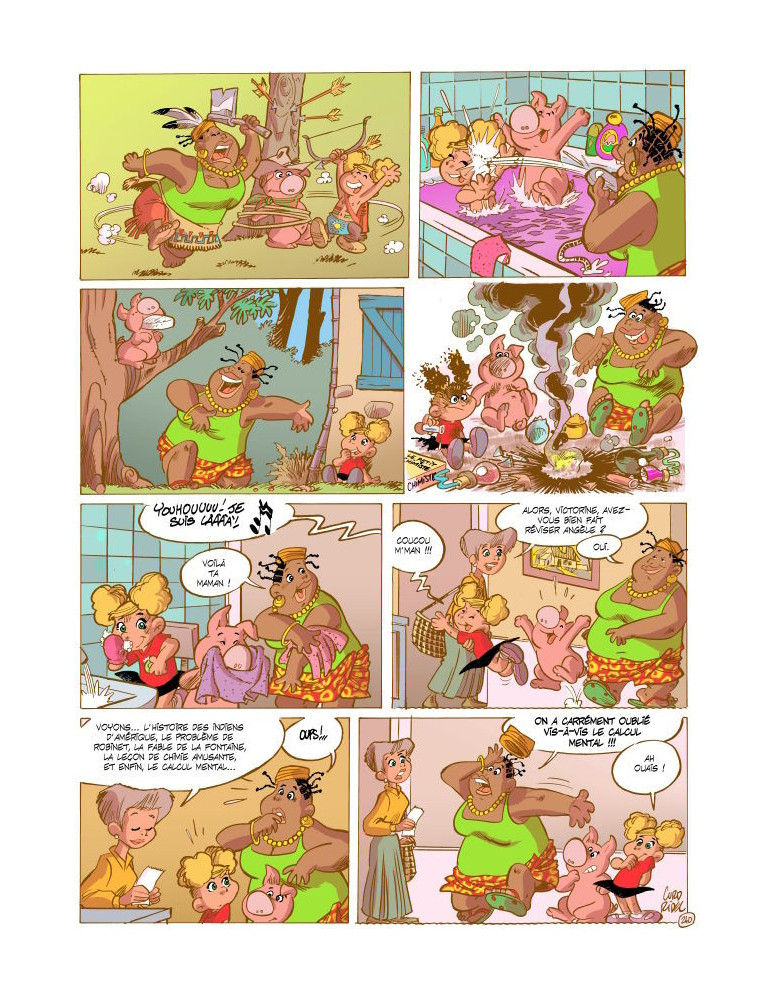 ANGÈLE & RENÉ Album 6 "Un groin tranquille à la campagne"