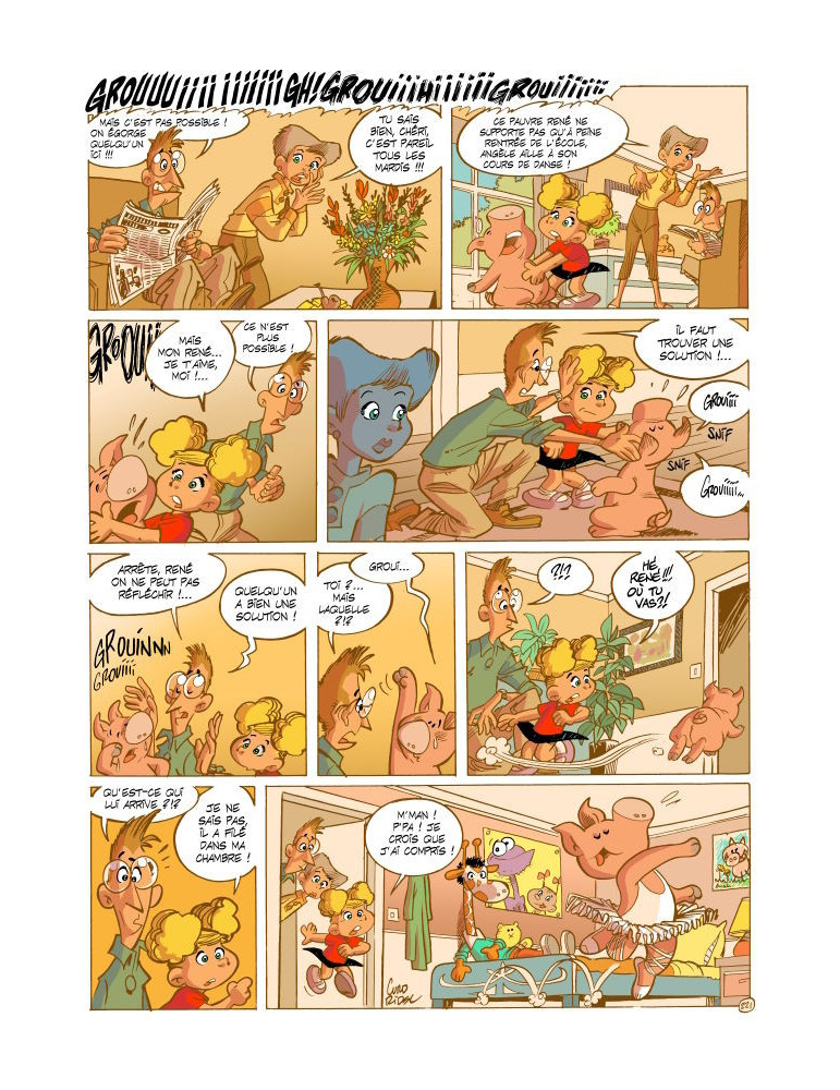 ANGÈLE & RENÉ Album 6 "Un groin tranquille à la campagne"