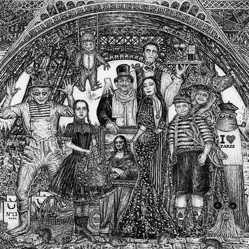 The Addams Family in Paris
