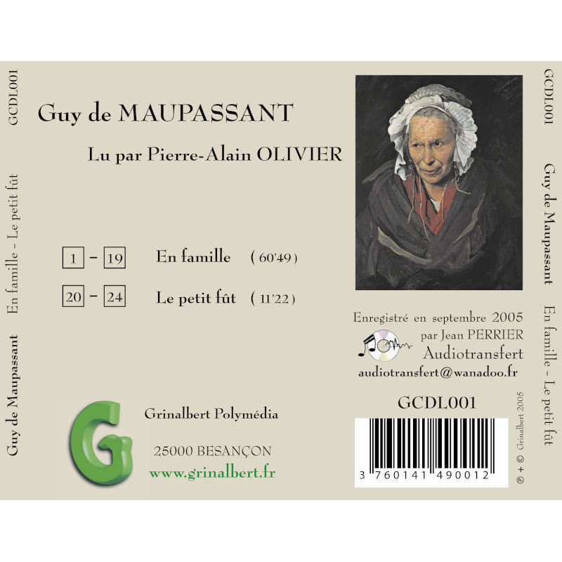Livre-audio : Guy de Maupassant - En famille