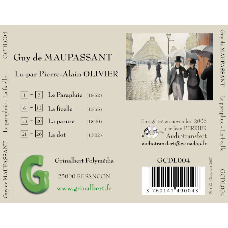 Livre-audio : Guy de Maupassant - Le Parapluie