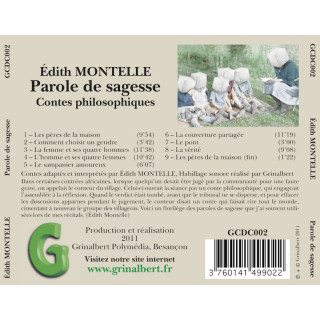 Livre-audio : Édith Montelle - Parole de sagesse, contes philosophiques