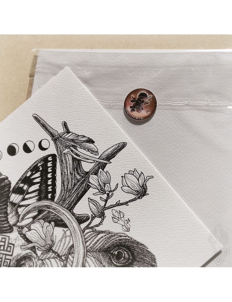 Tirage papier d'un dessin de Martinefa "RENATUS" (Du latin "Renaître") - 21 x 29,5 cm (A4)