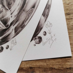 Tirage papier d'un dessin de Martinefa "SIRÈNE" - 21 x 29,5 cm (A4) 