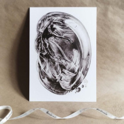 Tirage papier d'un dessin de Martinefa "SIRÈNE" - 21 x 29,5 cm (A4) 