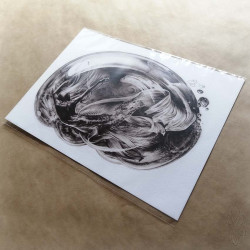 Tirage papier d'un dessin de Martinefa "SIRÈNE" - 21 x 29,5 cm (A4) 