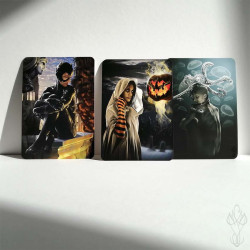 Trio de cartes postales Martinefa "Dark Women" - 14,8 x 10,5 cm