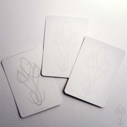 Trio de cartes postales Martinefa "Dark Women" - 14,8 x 10,5 cm