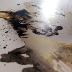 Poster d'une aquarelle de Martinefa "WOLF" - 29,7 x 42 cm (A3) 