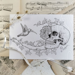 Dessin original à l'encre - "DEW OF HOPE" - pièce unique