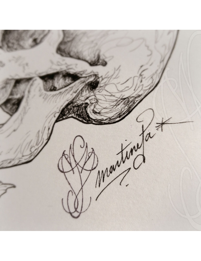 Dessin original à l'encre - "DEW OF HOPE" - pièce unique