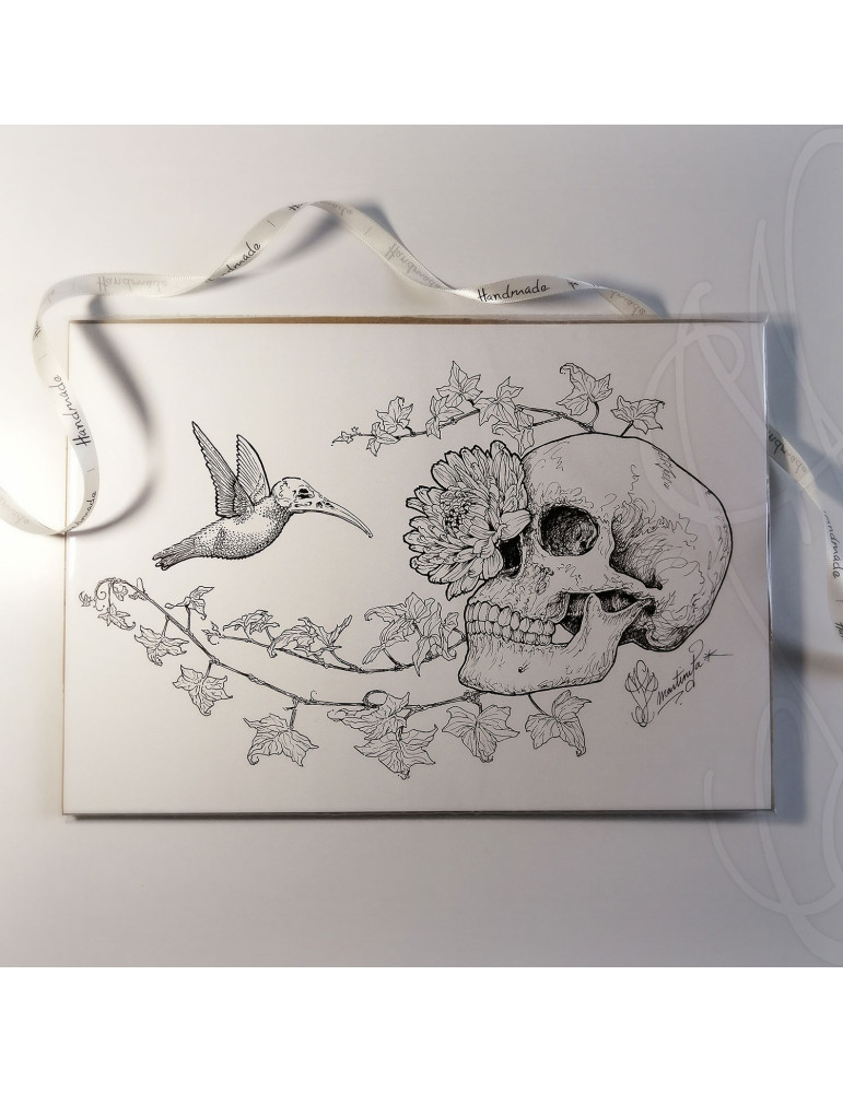 Dessin original à l'encre - "DEW OF HOPE" - pièce unique