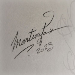 Dessin original à l'encre - "PUPIL DEW" - Pièce unique