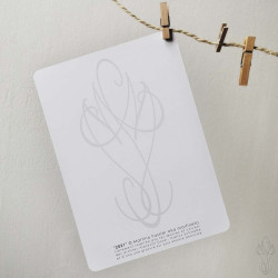 Carte postale grand format d’un dessin "2021" - 14,6 x 20,9 cm (A5)