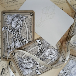 Carte postale "HORSES" (Chevaux) - 9,8 x 14,8 cm