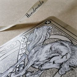 Carte postale "HORSES" (Chevaux) - 9,8 x 14,8 cm