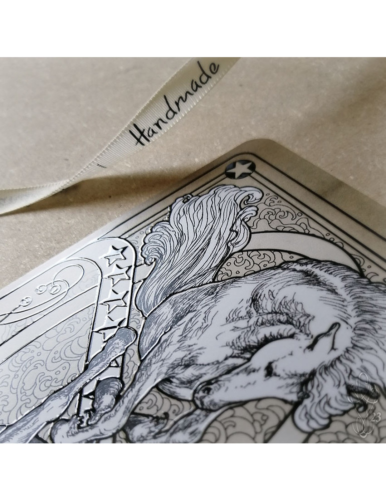 Carte postale "HORSES" (Chevaux) - 9,8 x 14,8 cm