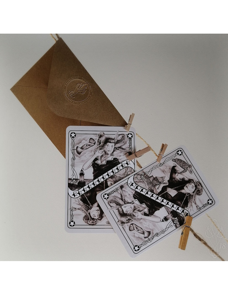 Carte postale  "2019" - 10,5 x 14,8 cm