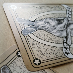 Carte postale "HARES" (Lièvres) - 9,8 x 14,8 cm