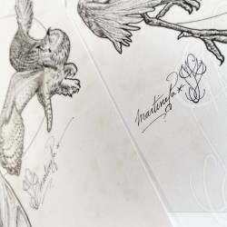 Duo de dessins originaux "SOULS" (Âmes)