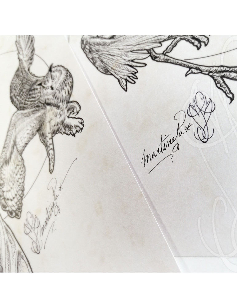 Duo de dessins originaux "SOULS" (Âmes)