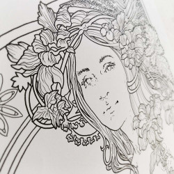 Dessin original "ABSINTHE" - Grand format : 35 x 49,8 cm