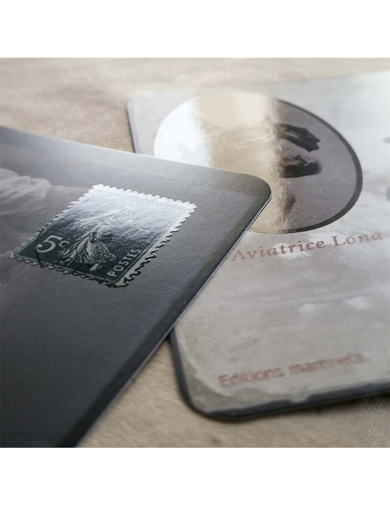 Trio de cartes postales "PORTRAITS VOLUMIQUES" - 14,8 x 10,5 cm