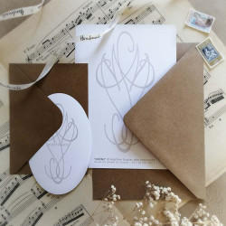 Duo de cartes postales assorties "SIRÈNE"