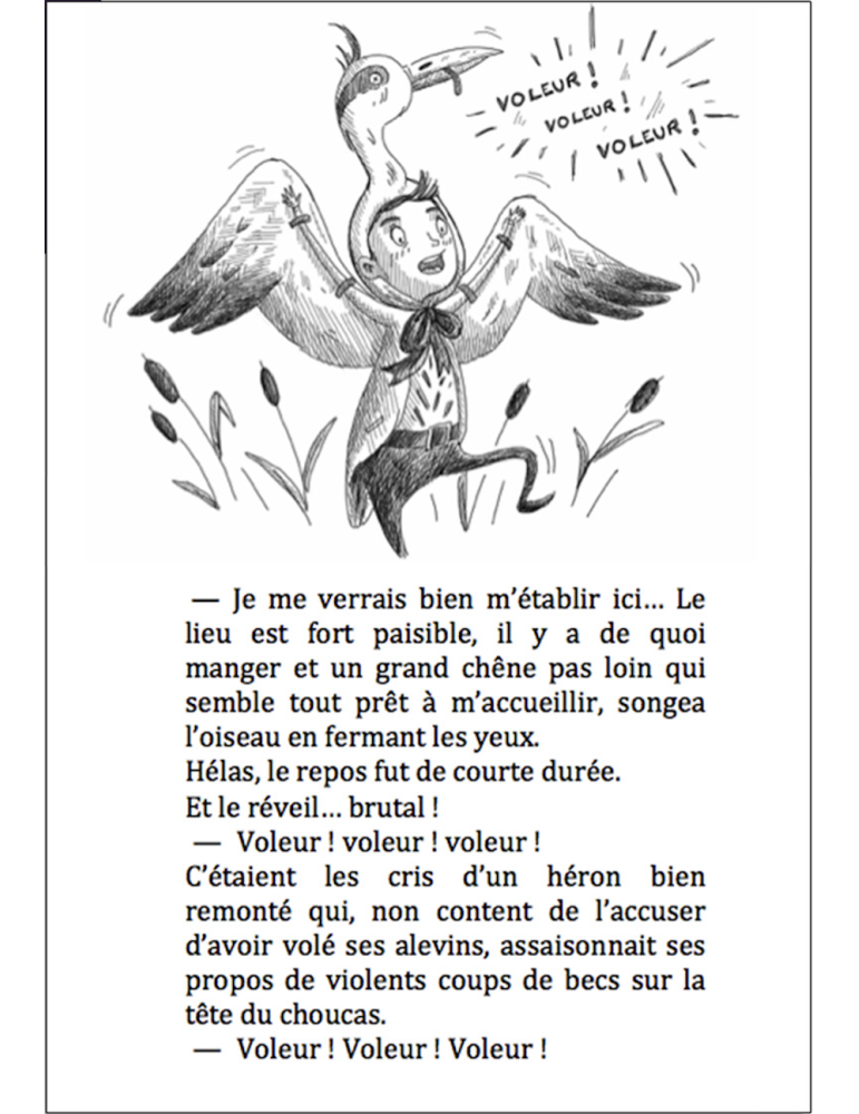 Le fabuleux voyage de maître corbeau.