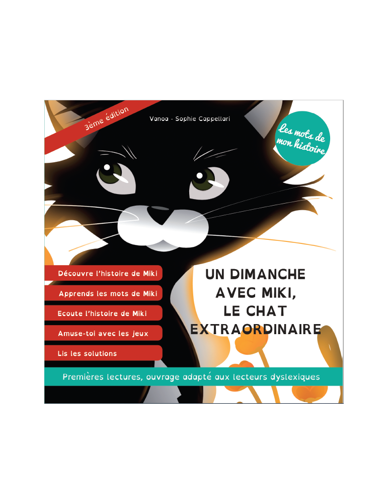 Un dimanche avec Miki, le chat extraordinaire - Livre papier avec version audio téléchargeable